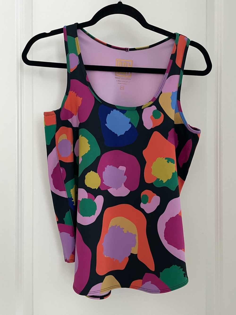 Emily McCarthy Sport Scuba Tank Top Abstract Animal Print. Sk16